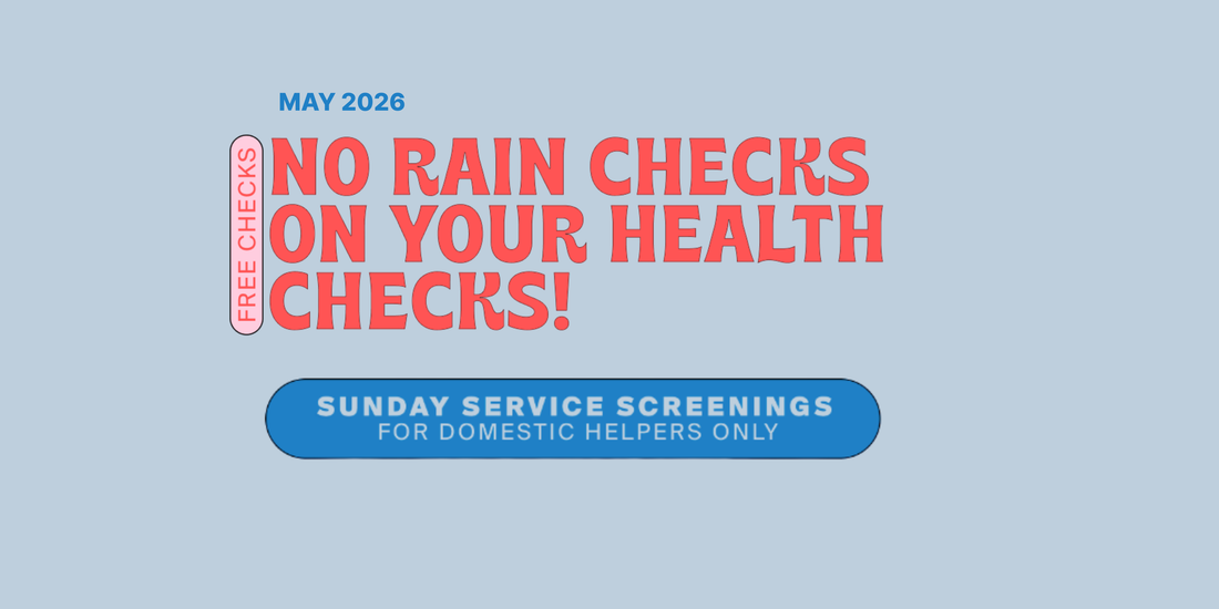 May 2026 Sunday Service Screenings - No Rain Checks On Your Health Checks!